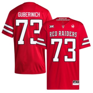 #73 TTU Red Raiders Red Danilo Guberinich College Football Replica Mens Jersey 751761-360