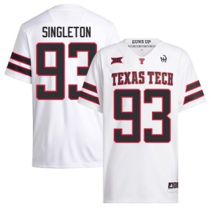 #93 The Raiders Men's White College Football Dylan Singleton Alumni Jerseys 813296-760