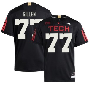 #77 Black College Football Raiders Elias Gillen 2026-27 Mens Jersey 216180-662