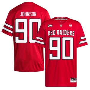 #90 Red College Football Ayden Johnson Red Raiders of Texas Tech Men Official Jerseys 223715-118