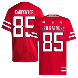 #85 Men's College Football Alumni Red Jett Carpenter Red Raiders of Texas Tech Jersey 149973-622