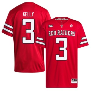 #3 College Football The Raiders Josh Kelly Red NCAA Men Jersey 789473-708