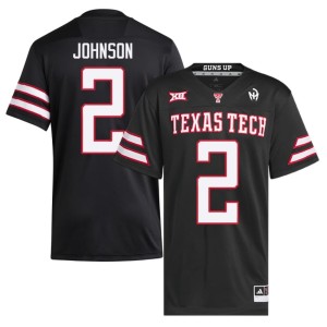 #2 Black 2026 Kenny Johnson Raiders College Football Men's Jersey 593507-177