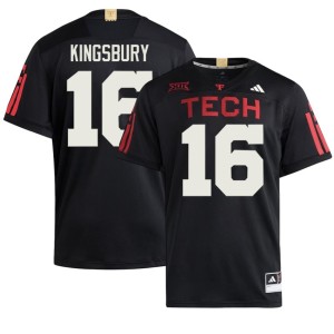 #16 College Football Men's Game Raiderland Black Kliff Kingsbury Jerseys 164892-664