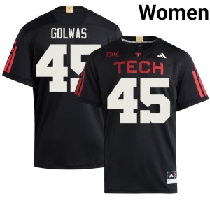 #45 Raiders College Football Black Limited Women Brock Golwas Jersey 108178-109