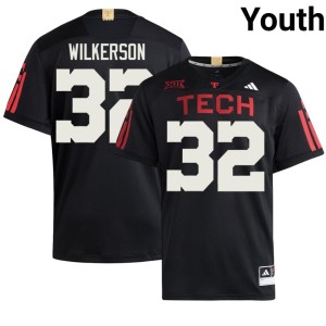 #32 College Football Raiders 2026-27 Black Sawyer Wilkerson Youth Jerseys 741392-686
