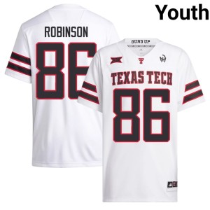 #86 Youth 2026 White College Football Raiderland Sean Robinson Jerseys 703130-800