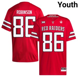 #86 Youth Raiders Red Official College Football Sean Robinson Jersey 915428-185
