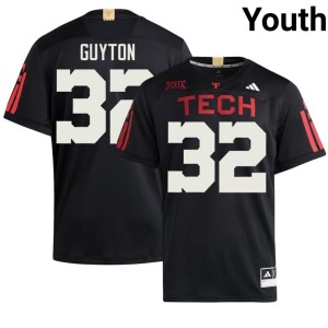 #32 TTU Black Youth University LaDamion Guyton College Football Jerseys 308028-977